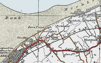 Old map of Dove Point in 1923