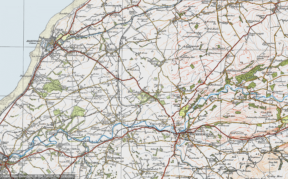 Old Map of Dovenby, 1925 in 1925