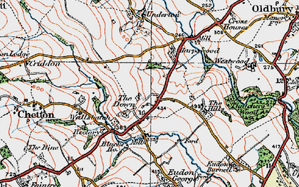 Old map of Down, The in 1921