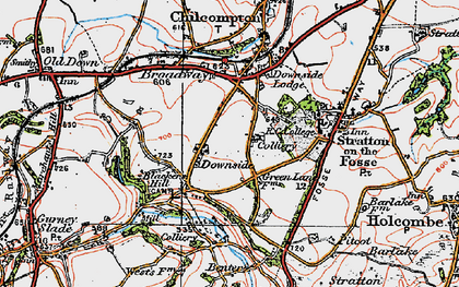 Old map of Blacker's Hill in 1919