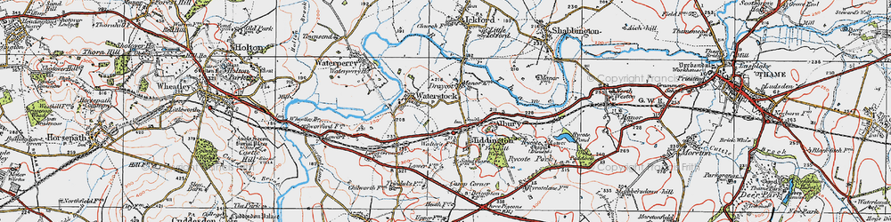 Old map of Draycot in 1919