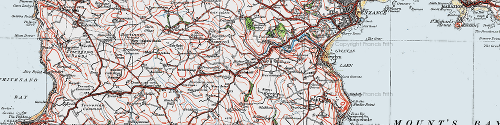 Old map of Drift in 1919