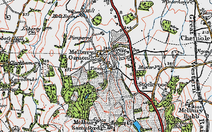 Old map of Drive End in 1919