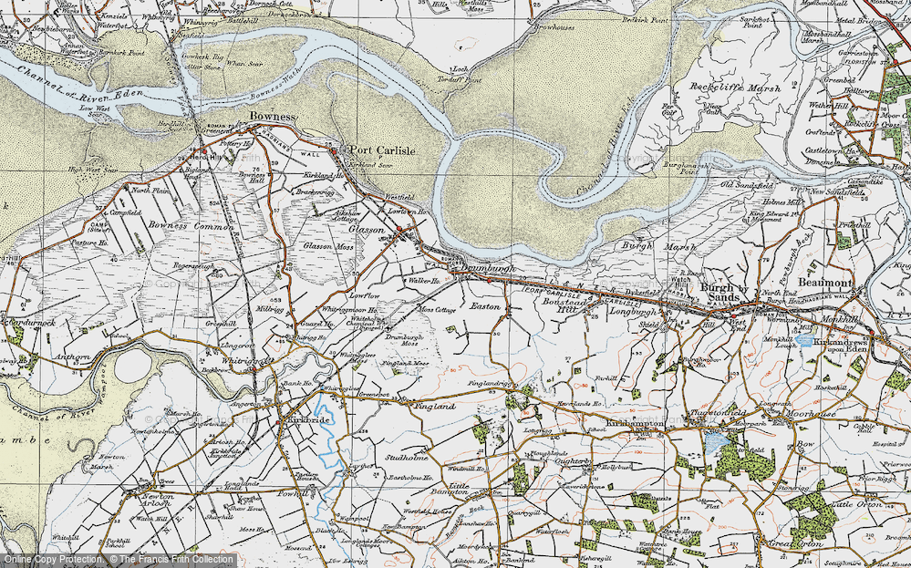 Old Map of Drumburgh, 1925 in 1925