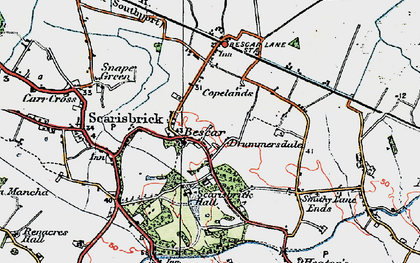 Old map of Drummersdale in 1923