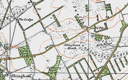 Old map of Drymere in 1921