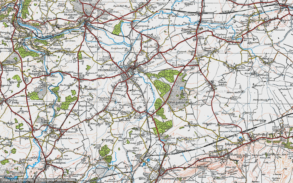 Old Map of Drynham, 1919 in 1919