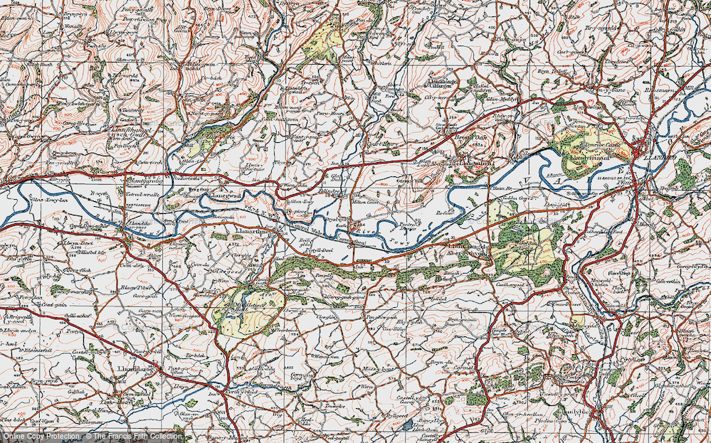 Dryslwyn, 1923