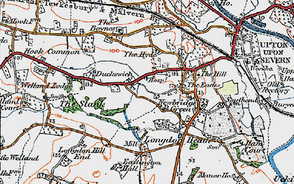 Old map of Duckswich in 1920