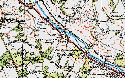 Old map of Dudswell in 1920