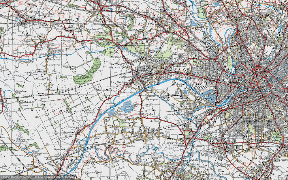 Old Map of Dumplington, 1924 in 1924