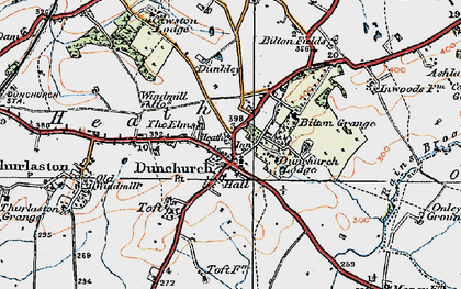 Old map of Bilton Grange (Sch) in 1919