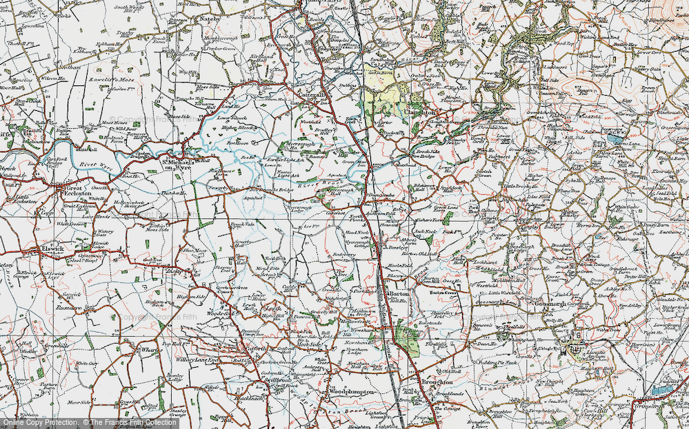 Old Map of Duncombe, 1924 in 1924