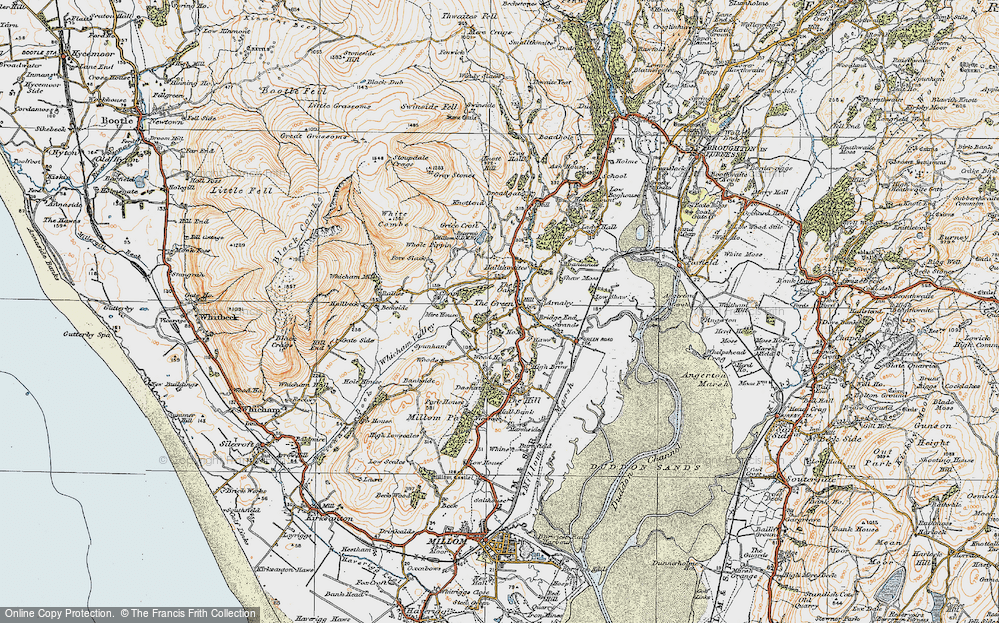 Old Map of Dunningwell, 1925 in 1925