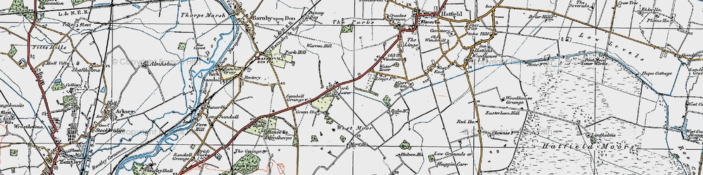 Old map of Dunsville in 1923