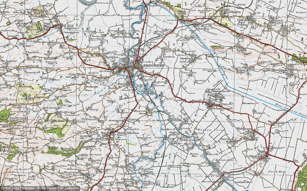 Old Map of Dunwear, 1919 in 1919
