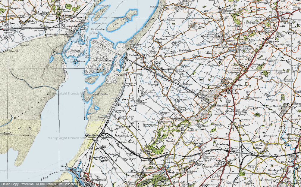 Old Map of Dyer's Common, 1919 in 1919