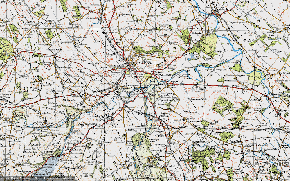 Old Map of Eamont Bridge, 1925 in 1925