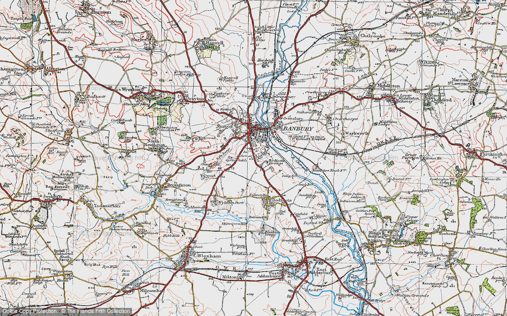 Old Map of Easington, 1919 in 1919