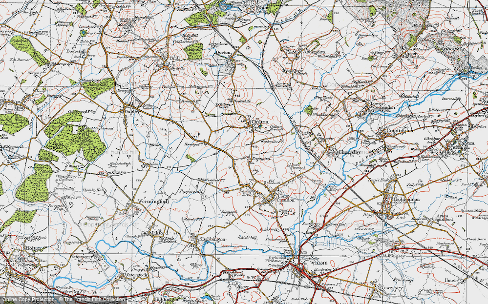 Old Map of Easington, 1919 in 1919