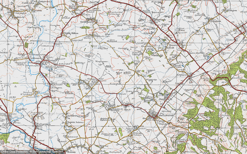 Old Map of Easington, 1919 in 1919