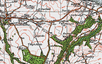 Old map of Bank Brow in 1925
