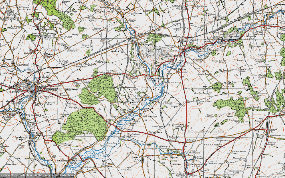 Old Map of East Aston, 1919 in 1919
