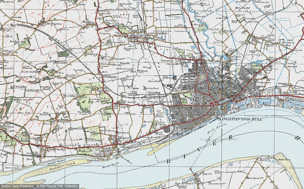 Old Map of East Ella, 1924 in 1924