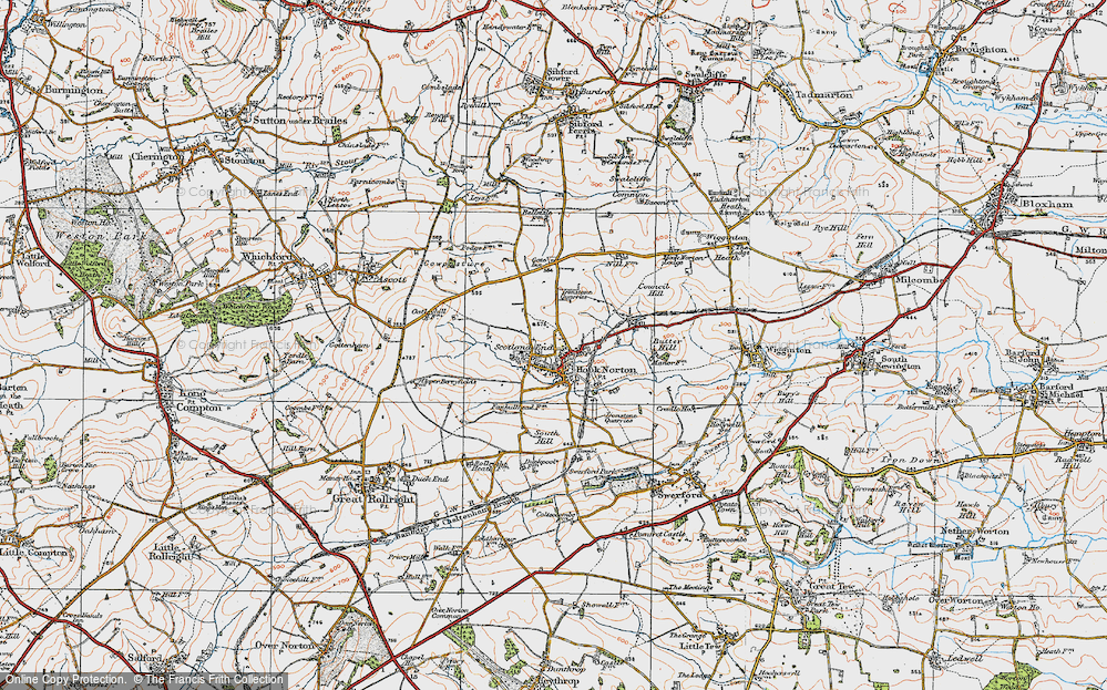 Old Map of East End, 1919 in 1919