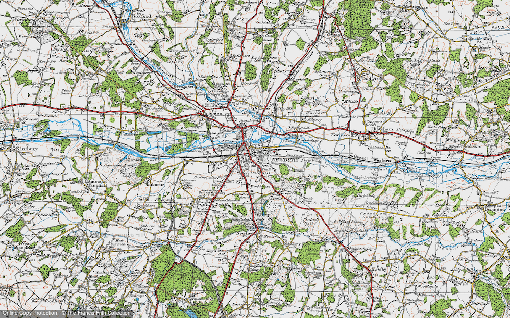 Old Map of East Fields, 1919 in 1919
