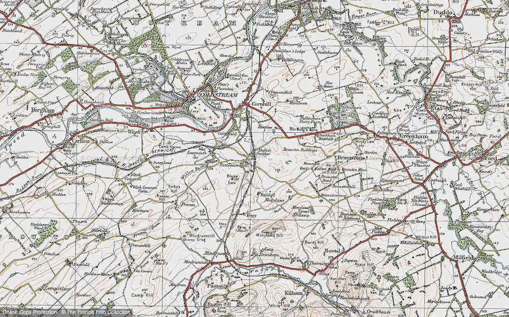 Old Map of Historic Map covering Blake Law in 1926
