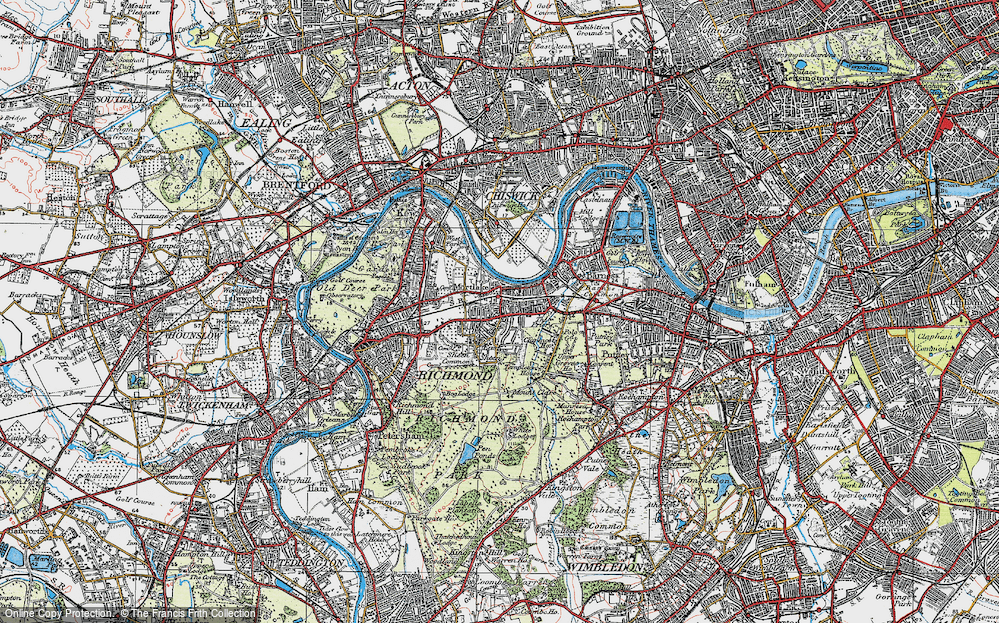 Old Maps of East Sheen, Greater London  Francis Frith