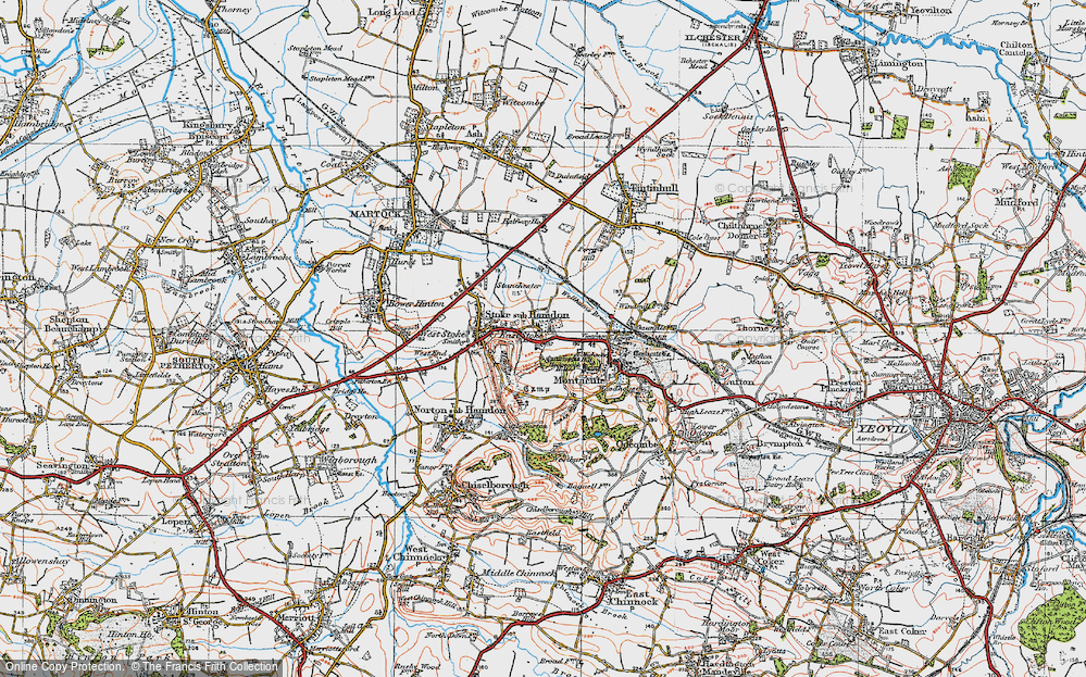 Old Map of East Stoke, 1919 in 1919