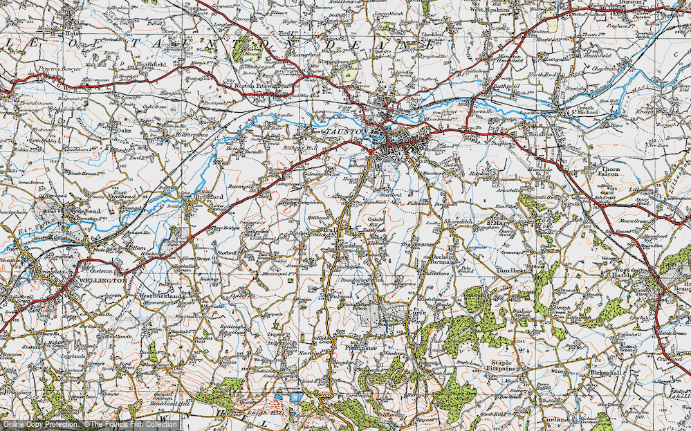 Old Map of Eastbrook, 1919 in 1919