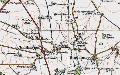 Old map of Eastend in 1919