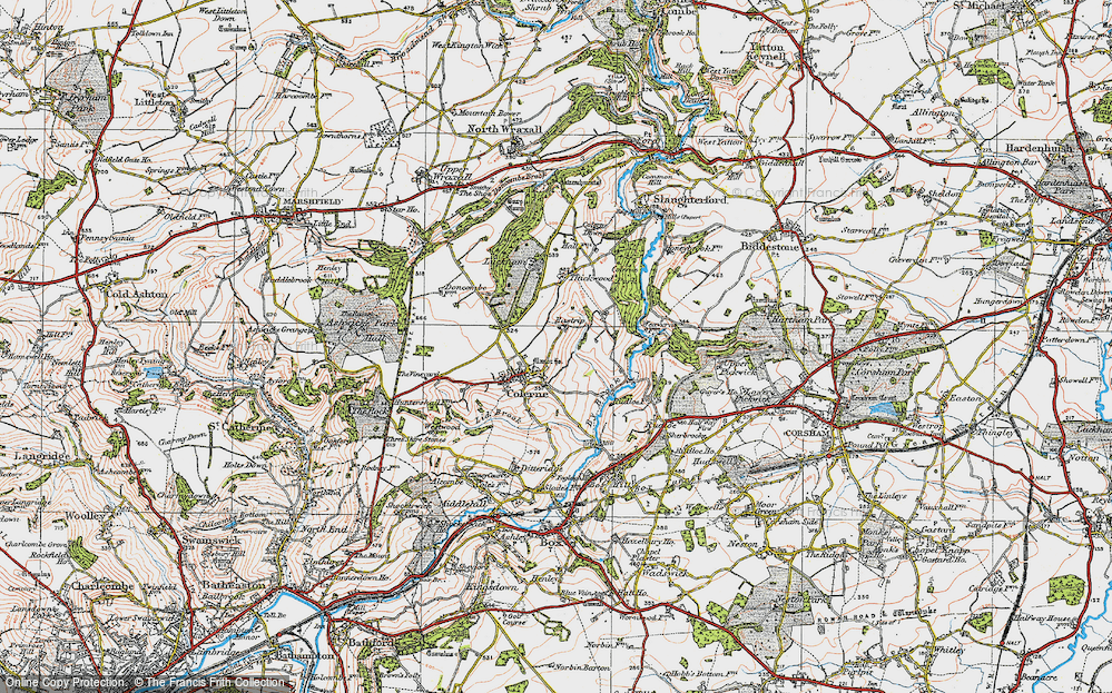 Old Map of Eastrip, 1919 in 1919