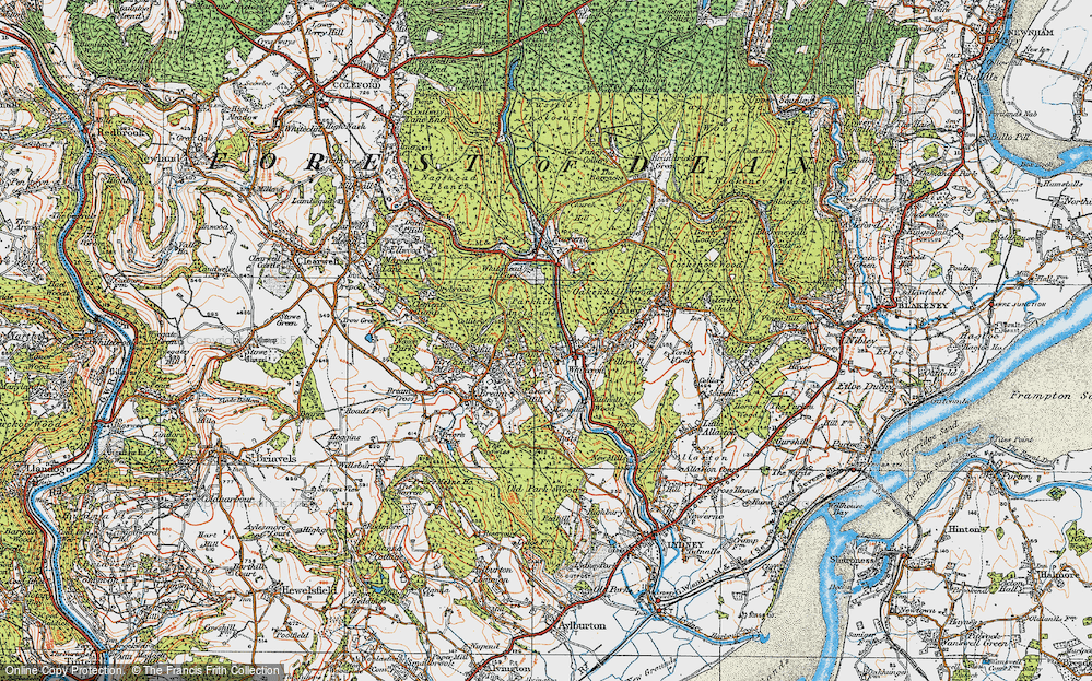 Old Map of Eaves, The, 1919 in 1919