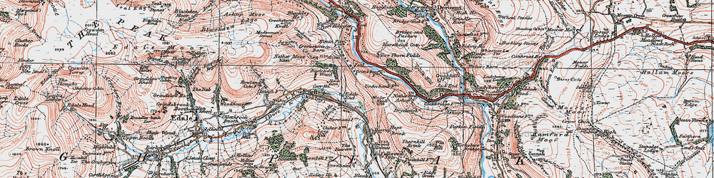 Old map of Wooler Knoll in 1923