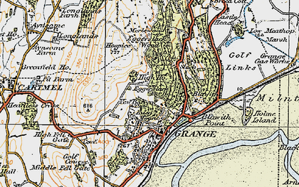 Old map of Eden Mount in 1925