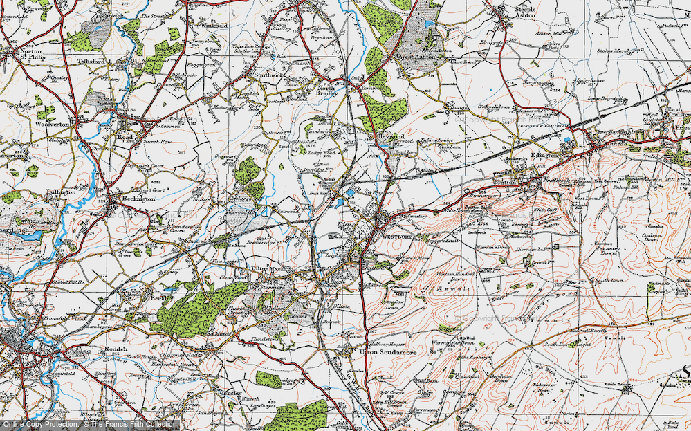 Old Map of Eden Vale, 1919 in 1919