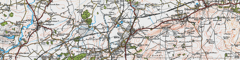 Old map of Eden Vale in 1919