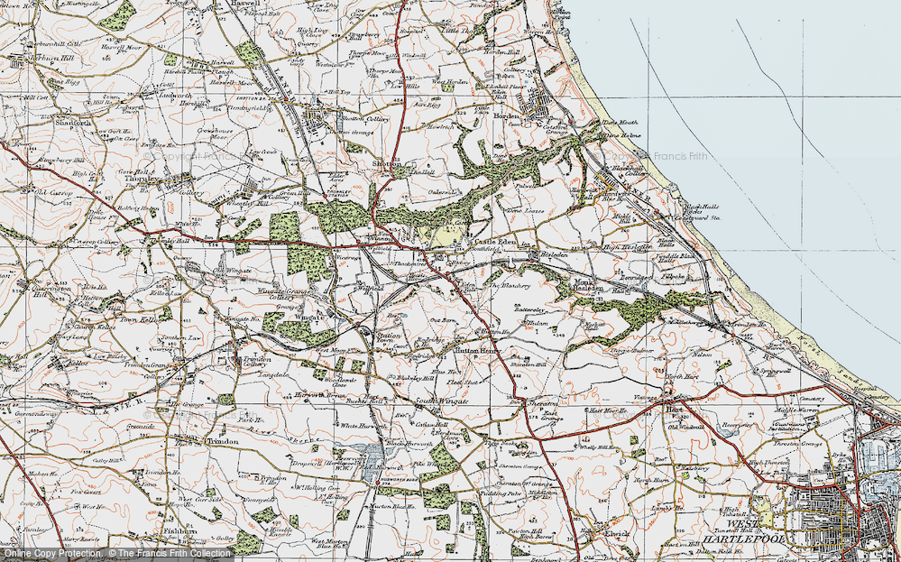 Old Map of Eden Vale, 1925 in 1925
