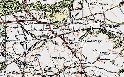 Old map of Eden Vale in 1925