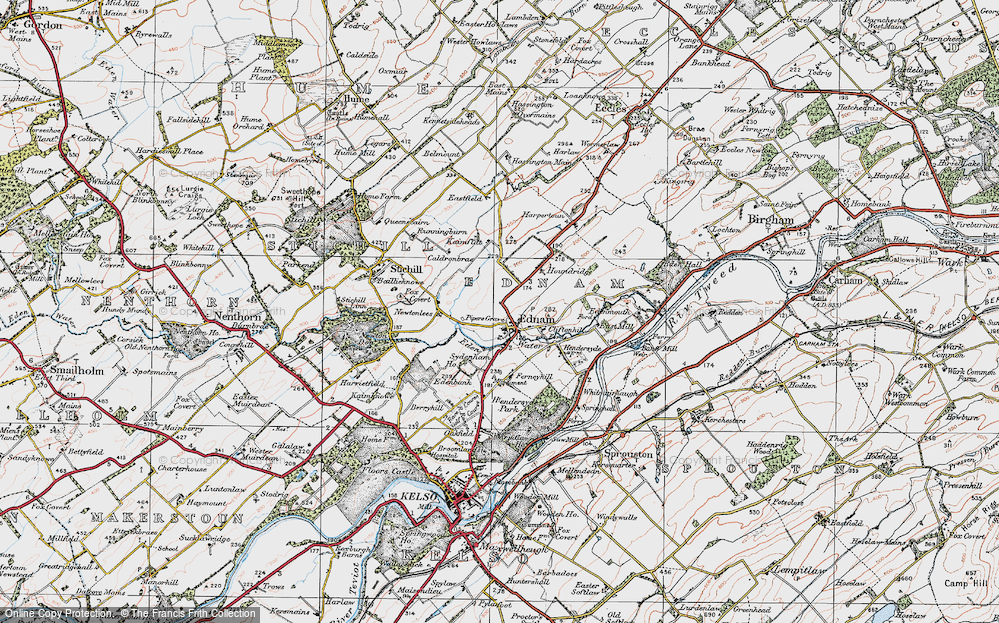 Old Map of Edham, 1926 in 1926