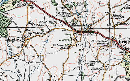 Old map of Alder Carr in 1921