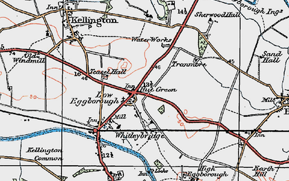 Old map of Eggborough in 1924