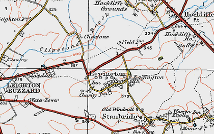 Old map of Leedon in 1920