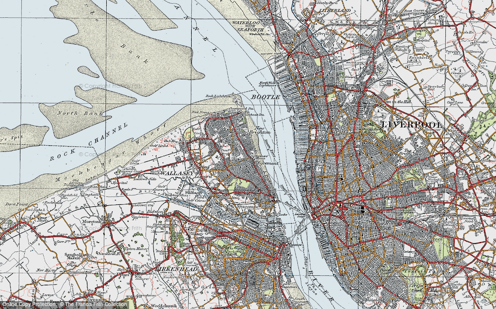 Old Map of Egremont, 1923 in 1923