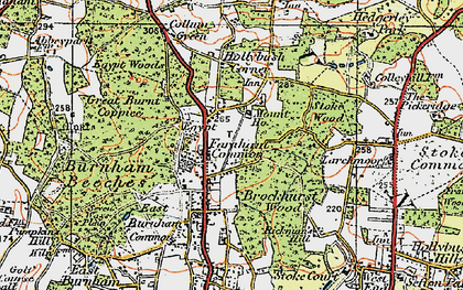 Old map of Egypt in 1920