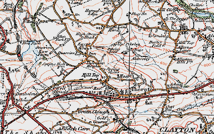 Old map of Bell Dean in 1925